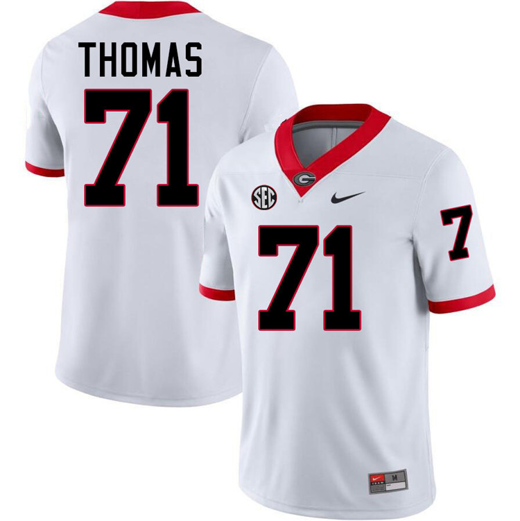 Andrew Thomas Georgia Jersey,University Of Georgia Bulldogs Football Jersey,Uniforms,Gears-White